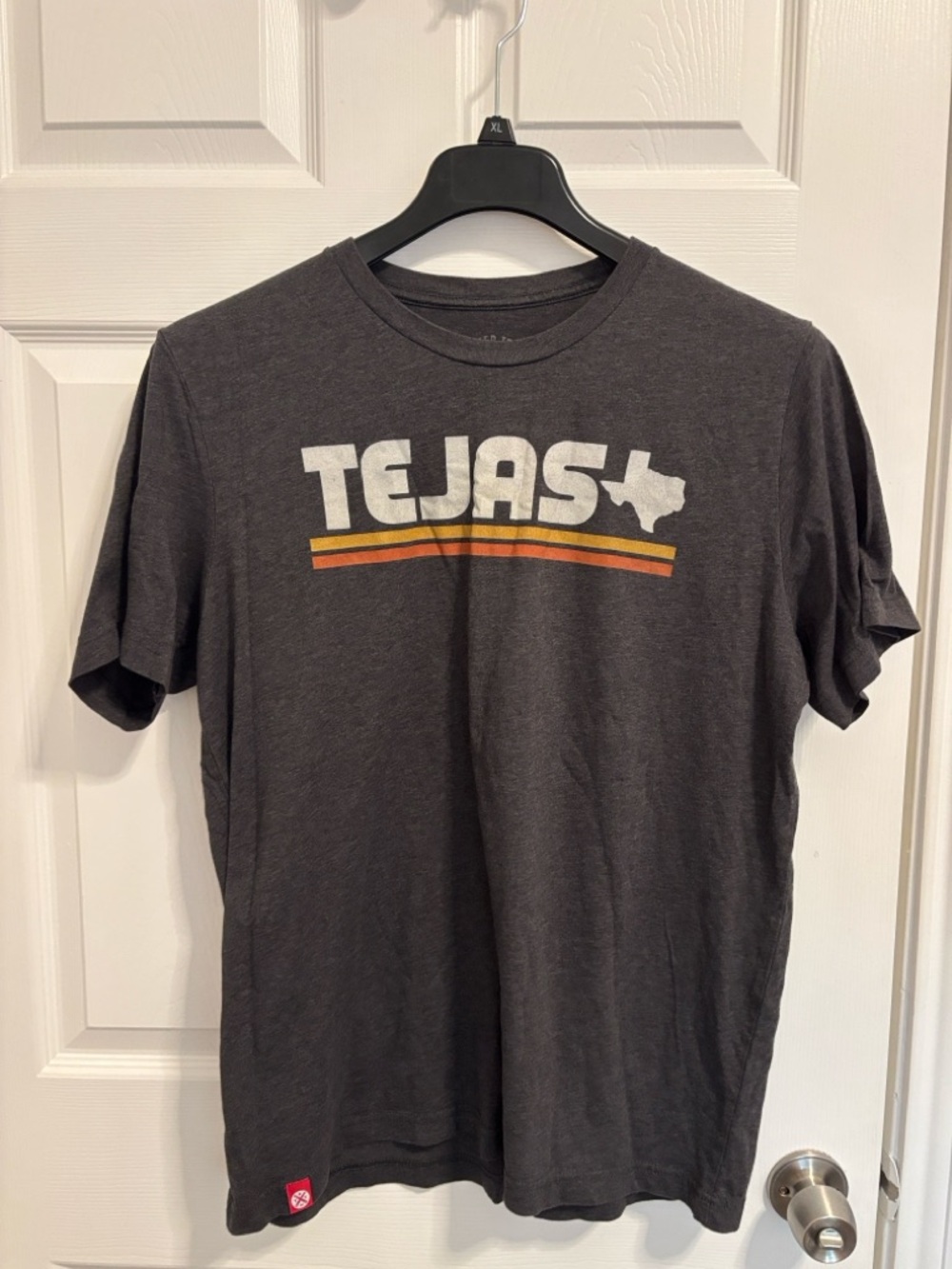 Tejas Graphic Short Sleeve Tee - Charcoal m34